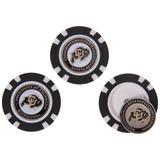 Colorado Buffaloes 3-Pack Poker Chip Golf Ball Markers