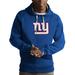 Men's Antigua Royal New York Giants Victory Pullover Hoodie