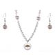San Francisco Giants Crystals from Swarovski Baseball Necklace & Earrings