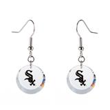 Chicago White Sox Swarovski Pick Off Earrings