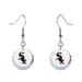 Chicago White Sox Swarovski Pick Off Earrings