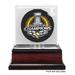 Pittsburgh Penguins 2016 Stanley Cup Champions Mahogany Hockey Puck Logo Display Case