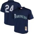 Men's Mitchell & Ness Ken Griffey Jr. Navy Seattle Mariners Cooperstown Collection Mesh Batting Practice Jersey