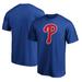 Men's Royal Philadelphia Phillies Secondary Color Primary Logo T-Shirt