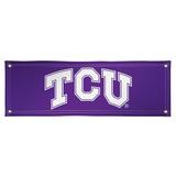 Purple TCU Horned Frogs 2' x 6' Horizontal Vinyl Banner