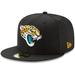 Men's New Era Black Jacksonville Jaguars Head Logo Omaha 59FIFTY Fitted Hat