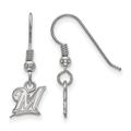 Women's Milwaukee Brewers Sterling Silver Extra-Small Dangle Earrings
