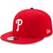 Youth New Era Red Philadelphia Phillies Authentic Collection On-Field Game 59FIFTY Fitted Hat