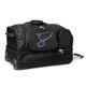 MOJO St. Louis Blues Black 27'' 2-Wheel Drop Bottom Rolling Duffel Bag