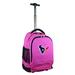Pink Houston Texans 19'' Premium Wheeled Backpack