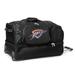 MOJO Oklahoma City Thunder Black 27'' 2-Wheel Drop Bottom Rolling Duffel Bag