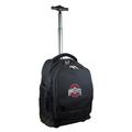 Black Ohio State Buckeyes 19'' Premium Wheeled Backpack