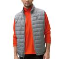 Men's Vantage Apparel Gray FIU Panthers Apex Compressible Full Zip Quilted Vest