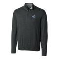 Men's Cutter & Buck Heather Charcoal Old Dominion Monarchs Big Tall Lakemont Half-Zip Jacket