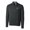 Men's Cutter & Buck Heather Charcoal Vermont Catamounts Big Tall Lakemont Half-Zip Jacket