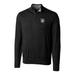 Men's Cutter & Buck Black Army Knights Big Tall Lakemont Half-Zip Jacket