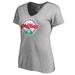 Women's Fanatics Branded Ash Philadelphia Phillies Cooperstown Collection Forbes T-Shirt