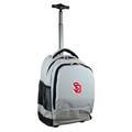 Gray South Dakota Coyotes 19'' Premium Wheeled Backpack