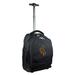 Black Wyoming Cowboys 19'' Premium Wheeled Backpack