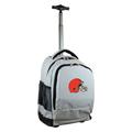 MOJO Gray Cleveland Browns 19'' Premium Wheeled Backpack