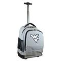 Gray West Virginia Mountaineers 19'' Premium Wheeled Backpack