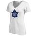 Women's Fanatics Branded White Toronto Maple Leafs Primary Logo T-Shirt