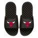 Men's ISlide Black Chicago Bulls Personalized Primary Slide Sandals