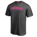 Men's Fanatics Branded Heather Gray Cincinnati Reds 2019 Mother's Day Pink Wordmark T-Shirt