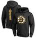 Men's Fanatics Branded David Pastrnak Black Boston Bruins Backer Pullover Hoodie