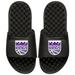 Youth ISlide Black Sacramento Kings Personalized Primary Slide Sandals