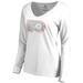 Women's Fanatics Branded White Philadelphia Flyers Out Long Sleeve T-Shirt