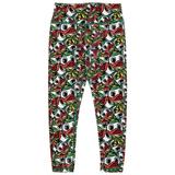 Girls Youth ZooZatz Green/Yellow Oregon Ducks Stacked Mascot Leggings