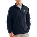 Men's Navy La Salle Explorers 1/4-Zip Flat Back Pullover Jacket