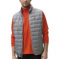 Men's Gray ECSU Vikings Apex Compressible Quilted Vest