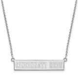 Women's Cincinnati Reds Sterling Silver Small Bar Necklace