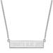 Women's Toronto Blue Jays Sterling Silver Small Bar Necklace