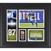 Sterling Shepard New York Giants Framed 15" x 17" Player Collage with a Piece of Game-Used Football