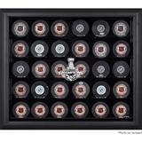 Pittsburgh Penguins 2017 Stanley Cup Champions Black Framed 30-Puck Logo Display Case