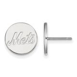 Women's New York Mets Sterling Silver XS Post Earrings