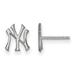 Women's New York Yankees Sterling Silver XS Post Earrings