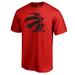 Men's Fanatics Branded Red Toronto Raptors Splatter Logo T-Shirt