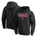 Men's Fanatics Branded Black Georgia Bulldogs True Sport Football Pullover Hoodie