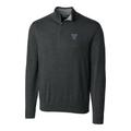 Men's Cutter & Buck Heather Charcoal Villanova Wildcats Big Tall Lakemont Half-Zip Jacket