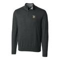 Men's Cutter & Buck Heather Charcoal Army Black Knights Big Tall Lakemont Half-Zip Jacket