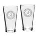 Alabama Crimson Tide Set of 2 Pub Mixing Glasses