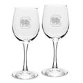 South Carolina Gamecocks Set of 2 Traditional White Wine Table Glasses