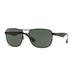 Ray-Ban RB3533 Sunglasses 002/71-57 - Black Frame Gray Green Lenses