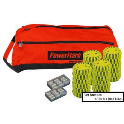 Powerflare 24-Pack PowerFlare Soft Pack Magnetic Infrared Yellow Shell SP24M-I-Y