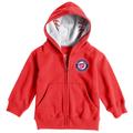 Toddler Soft as a Grape Red Washington Nationals Baseball Print Full-Zip Hoodie