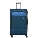 Travelite paklite 4-Rad Weichgepäck Koffer Größe L mit Dehnfalte + TSA Schloss, Gepäck Serie DERBY: Stilvoller Trolley in Two-Tone-Optik, 77 cm, 102 Liter (erweiterbar auf 115 Liter), Blau